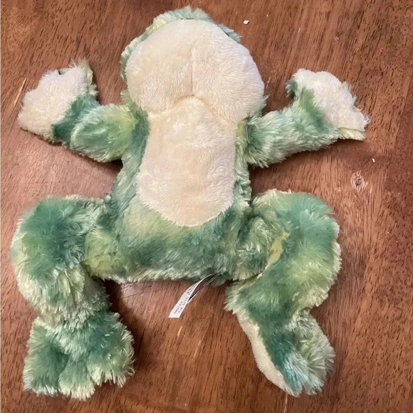 Webkinz Ganz Tie Dye Frog Toy Plush Green Yellow Stuffed Animal Soft - Picture 8 of 10
